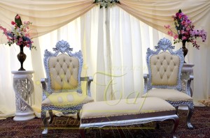 16. Silver Throne Chairs                